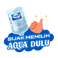 Aqua Gallon Sticker by SehatAQUA