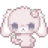 Pink Bunny Sticker