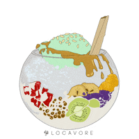 locavoreph hello filipino food halohalo pinoy food Sticker