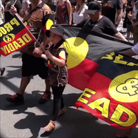 Sydney Protesters March on Australia Day