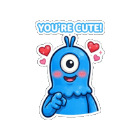 Youre Cute Everyday Life Sticker by Momo & Tulus