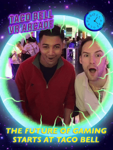 vrarcade GIF by Taco Bell VR Arcade