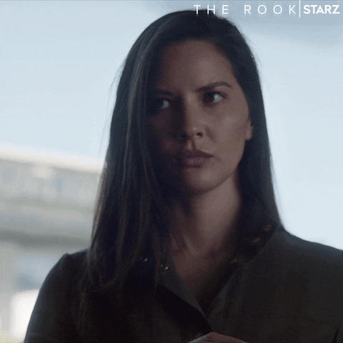 Olivia Munn Reaction GIF by STARZ
