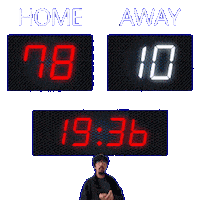 10 Away Sticker