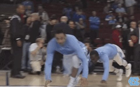 Sliding North Carolina GIF by UNC Tar Heels