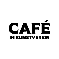 Cafe Im Kunstverein Sticker by aduka Agency