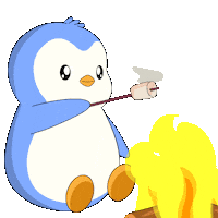 Hungry Penguin Sticker by Pudgy Penguins