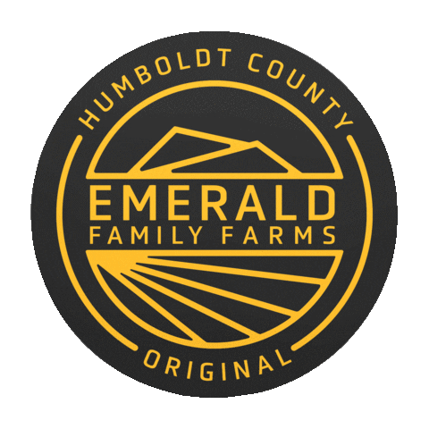 Emeraldfamilyfarms california cannabis emerald humboldtcounty Sticker