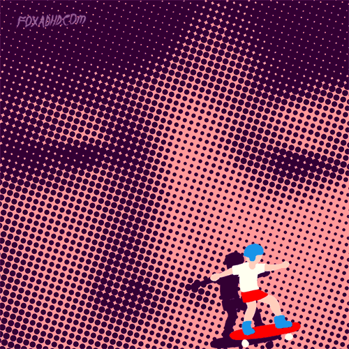 artists on tumblr skate GIF