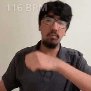 116 bpm