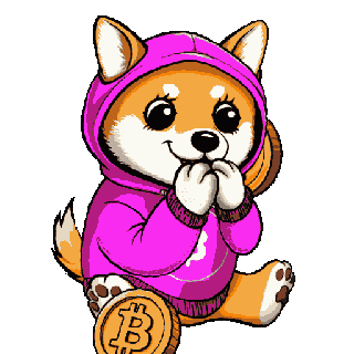 See No Evil Bitcoin Party Sticker by $DOG