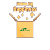 Happy Gift Sticker by J&T CARGO Malaysia