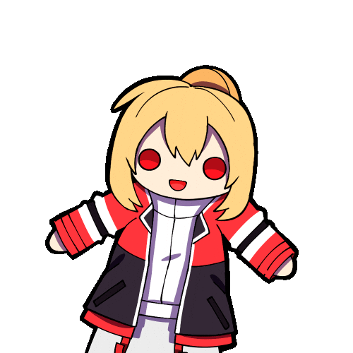 Happy Jump Sticker