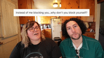 block haters GIF by Meghan Tonjes