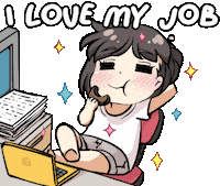 Work Working Sticker by Jin