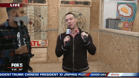 Fox News Throw GIF by Bad Axe Throwing