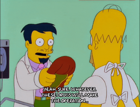 homer simpson dr. nick riveria GIF