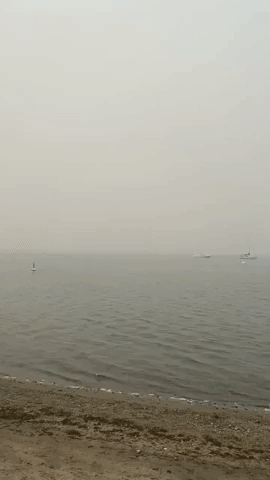 Wildfire Smoke Shrouds Kelowna in British Columbia