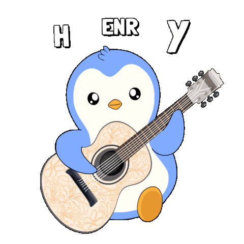 Penguin Henry Sticker by Pudgy Penguins