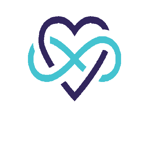 Givefinity giphygifmaker heart logo infinity Sticker
