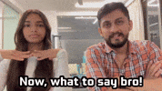 What To Say GIF by Digital Pratik