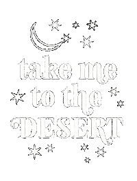 Desert Sticker by The Mojave Room
