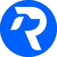 rateretriever dog logo r flashing Sticker