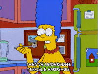 scared marge simpson GIF