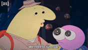 Run Away GIF by Adult Swim