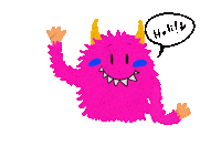 Pink Monster Sticker