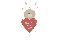 Happy New Year Sticker