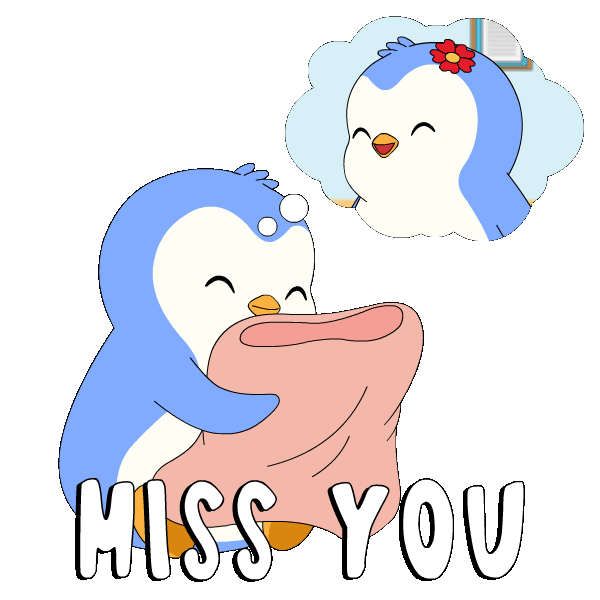 Miss U Sticker by Pudgy Penguins