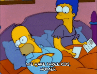 Season 3 Bed GIF by The Simpsons