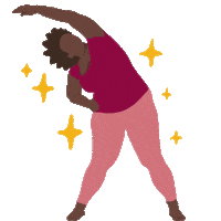 Black Woman Running Sticker by Therapy for Black Girls