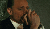 Stressed Tom Hiddleston GIF by BBC