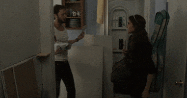 wall apartment GIF by Girls on HBO