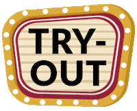 Sign Tryout Sticker by Veur Theater