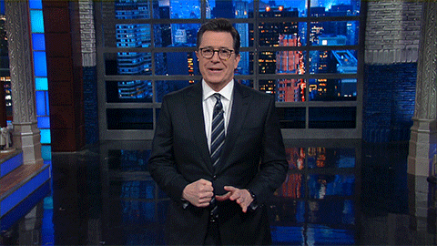 pull it stephen colbert GIF by The Late Show With Stephen Colbert