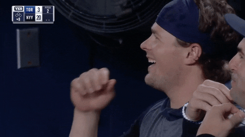 New York Yankees Laughing GIF by Jomboy Media