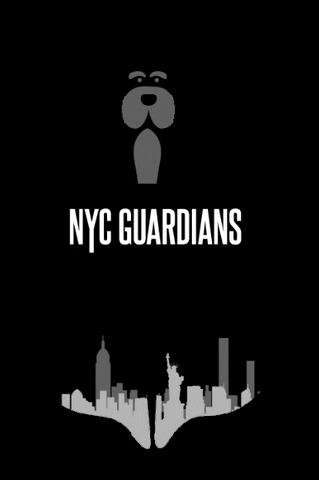 NYC_GUARDIANS giphygifmaker giphygifmakermobile dog black GIF