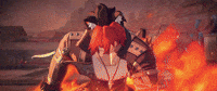 Fire Thumbs Down GIF