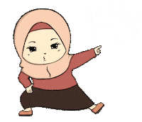 Girl Hijab Sticker