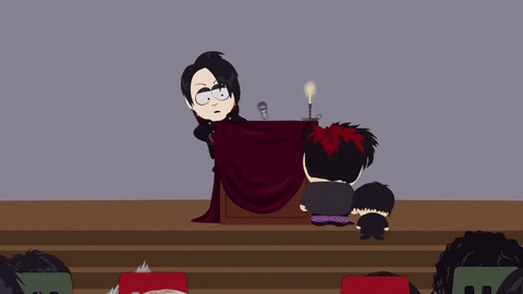 goth emo GIF by South Park 