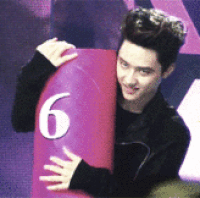 stroking k pop GIF