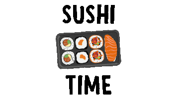 Sushi Sticker by Patra Bene