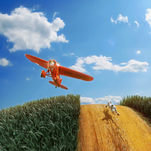 crash plane GIF by Pablo Lopez