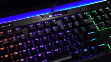 rgb corsair keyboard GIF by CORSAIR