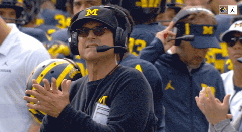 Go Blue Michigan Football GIF by Michigan Athletics