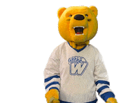 Bear Reaction Sticker by Western New England University