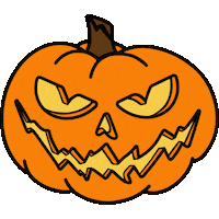 Jack O Lantern Halloween Sticker by Foxblood